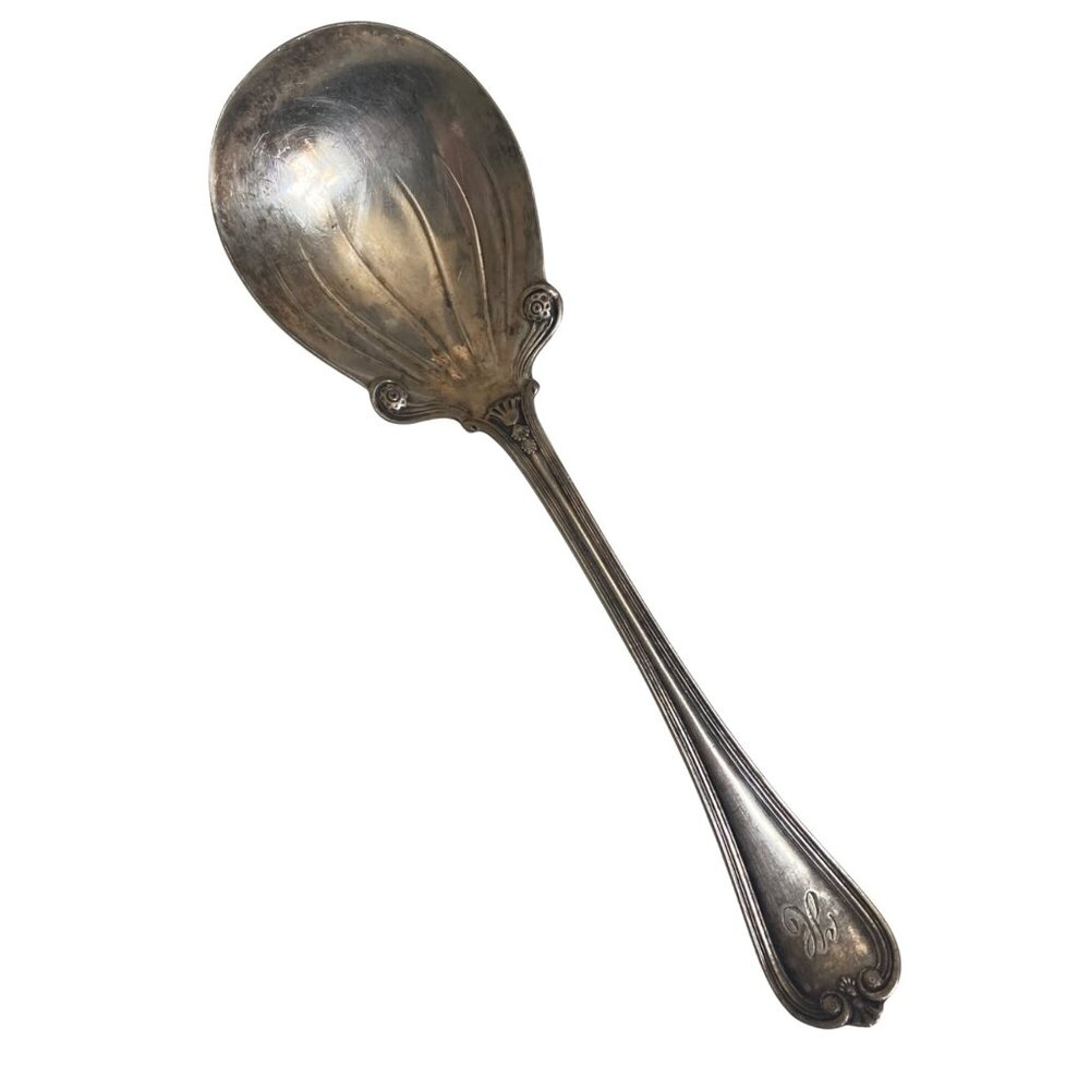 Antique Rogers Bros Priscilla Silverplate Sugar Spoon International Silver 6"